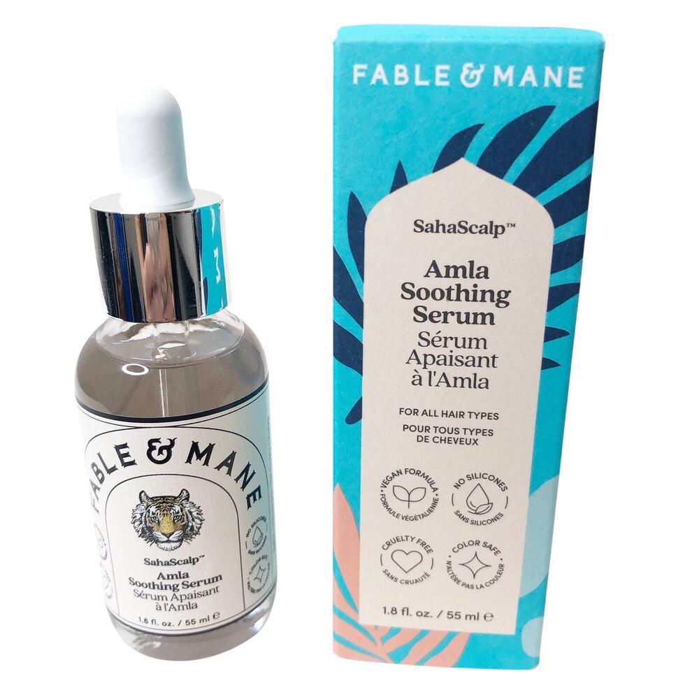 Fable & Mane New in Box SahaScalp Amla Soothing Hair Serum 1.8 fl.oz/55 mls